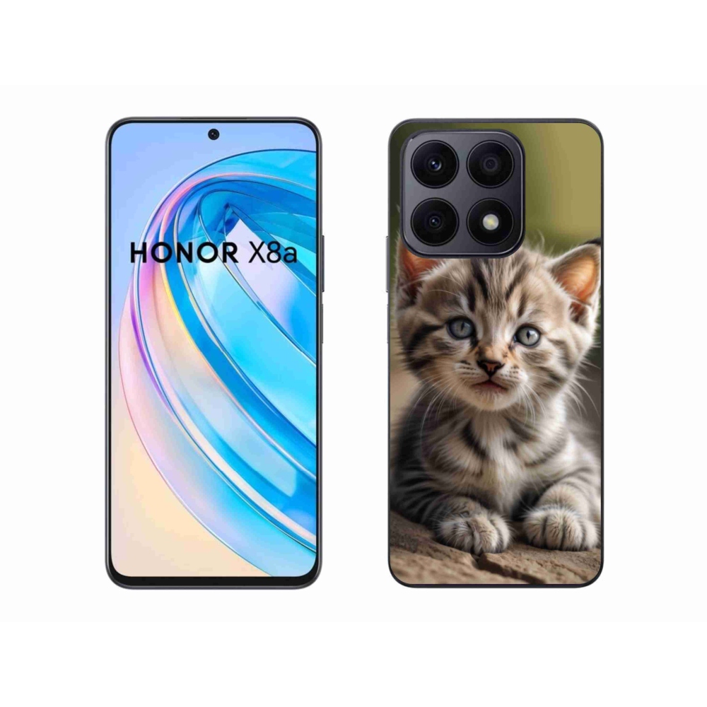 Gélový kryt mmCase na Honor X8a - roztomilé mačiatko 9