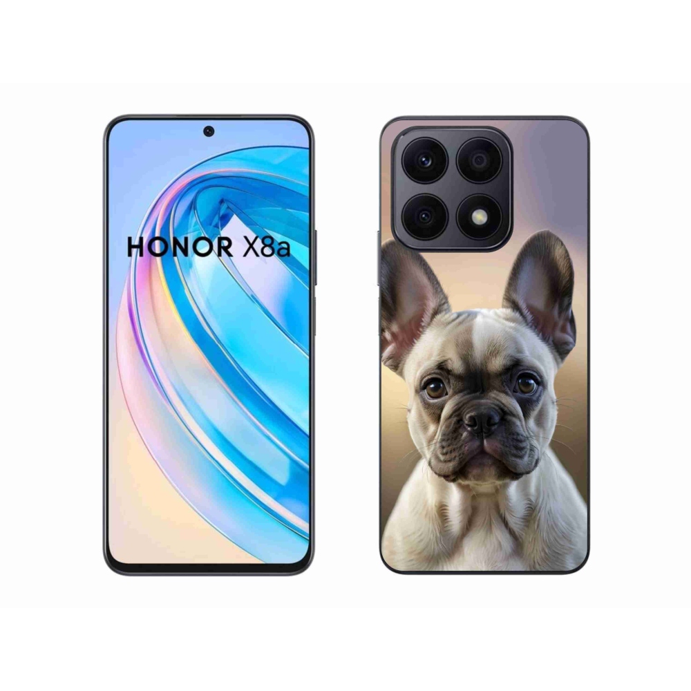 Gélový kryt mmCase na Honor X8a - roztomilý francúzsky buldoček