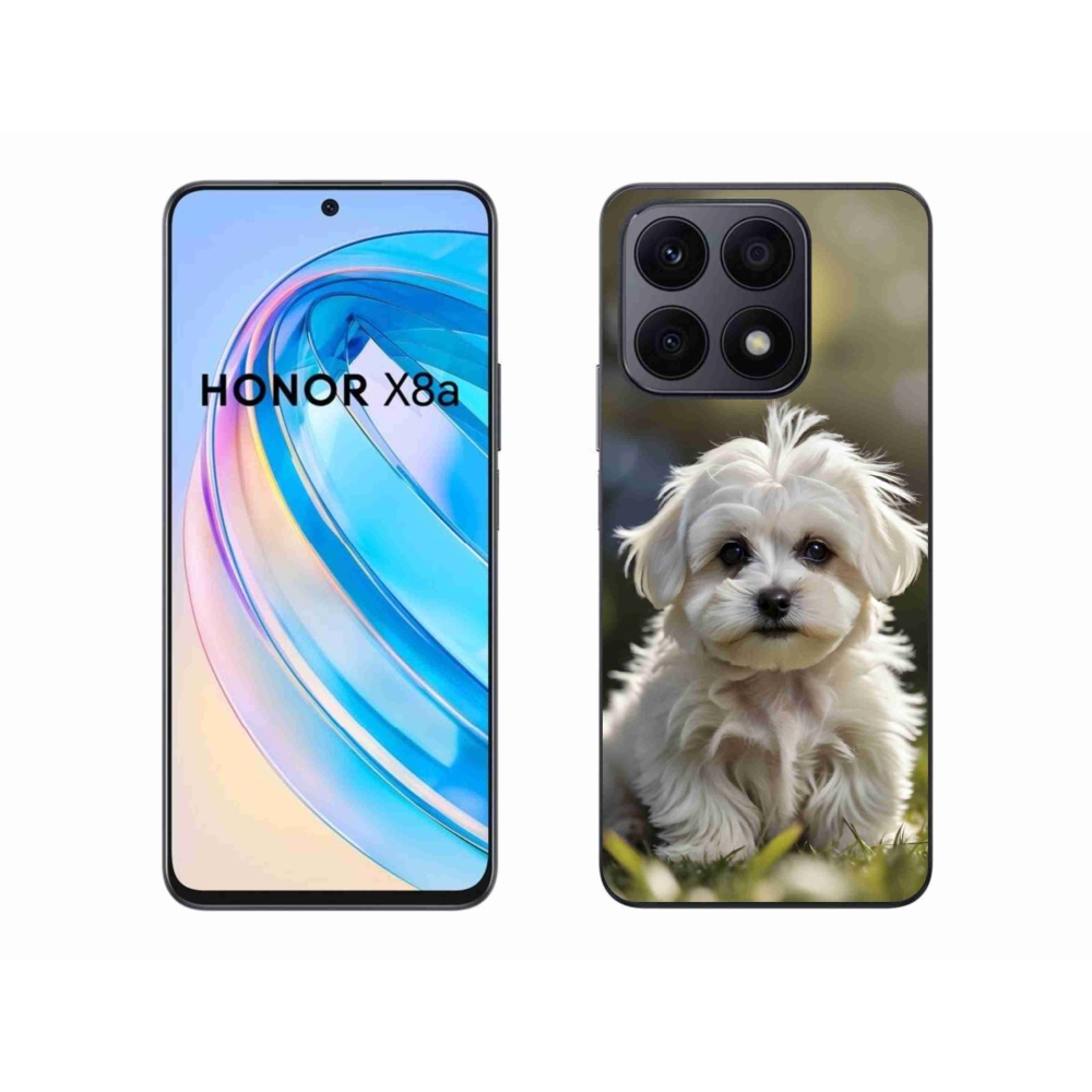 Gélový kryt mmCase na Honor X8a - roztomilý maltézsky psík