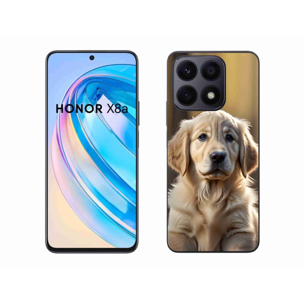 Gélový kryt mmCase na Honor X8a - roztomilý zlatý retriever