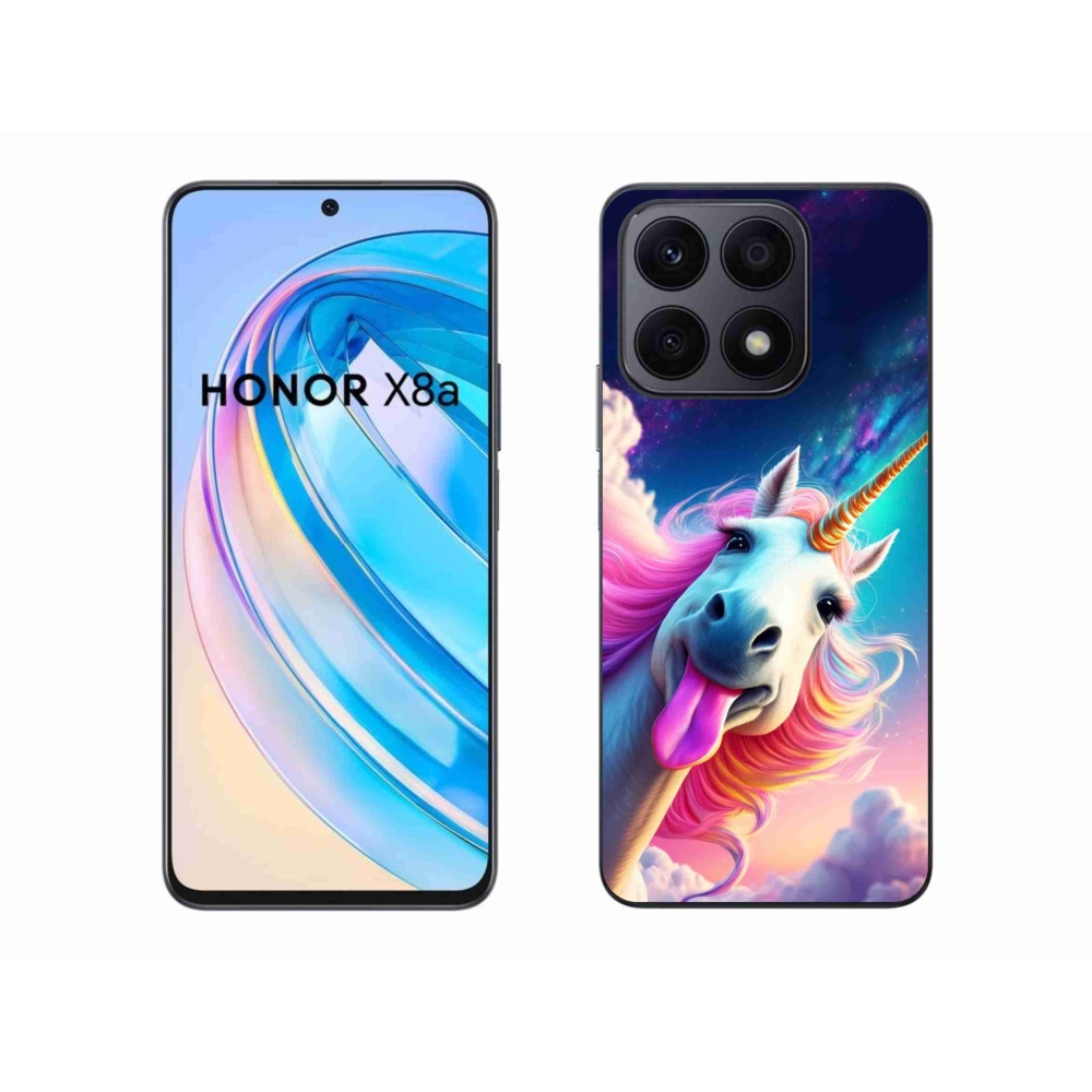 Gélový kryt mmCase na Honor X8a - šialený jednorožec