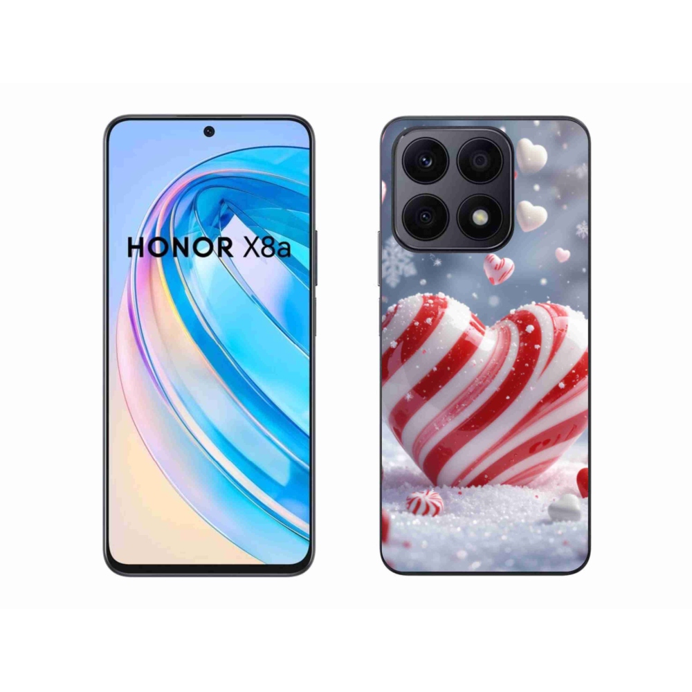 Gélový kryt mmCase na Honor X8a - sladké srdce