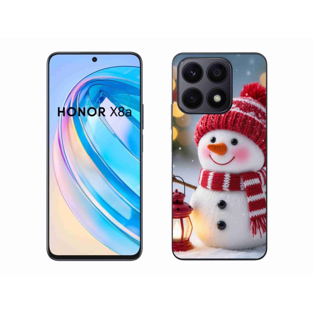 Gélový kryt mmCase na Honor X8a - snehuliak 2