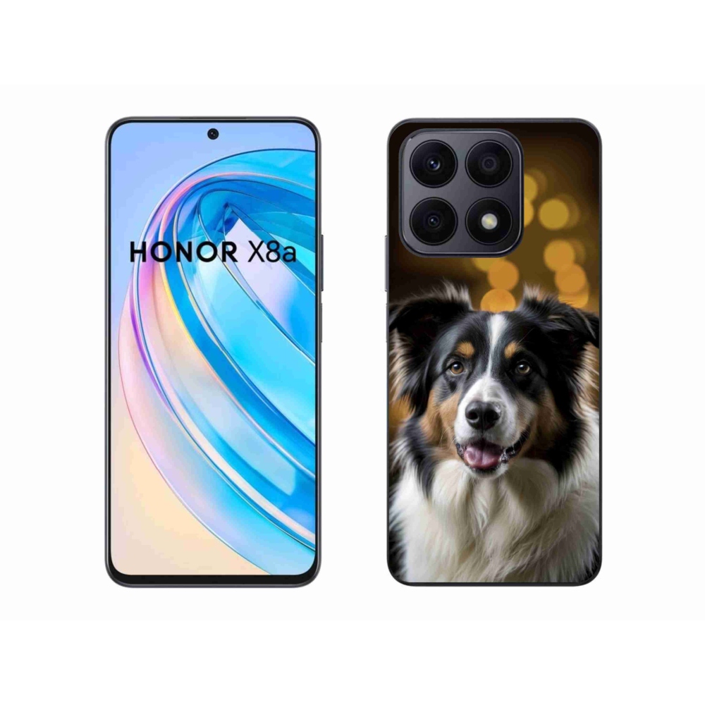 Gélový kryt mmCase na Honor X8a - usmievavý austrálsky ovčiak