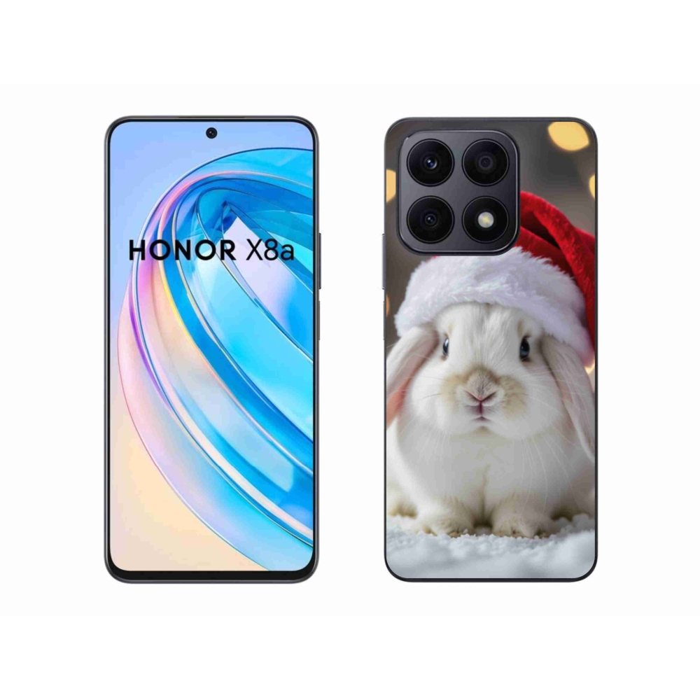 Gélový kryt mmCase na Honor X8a - vianočný králik
