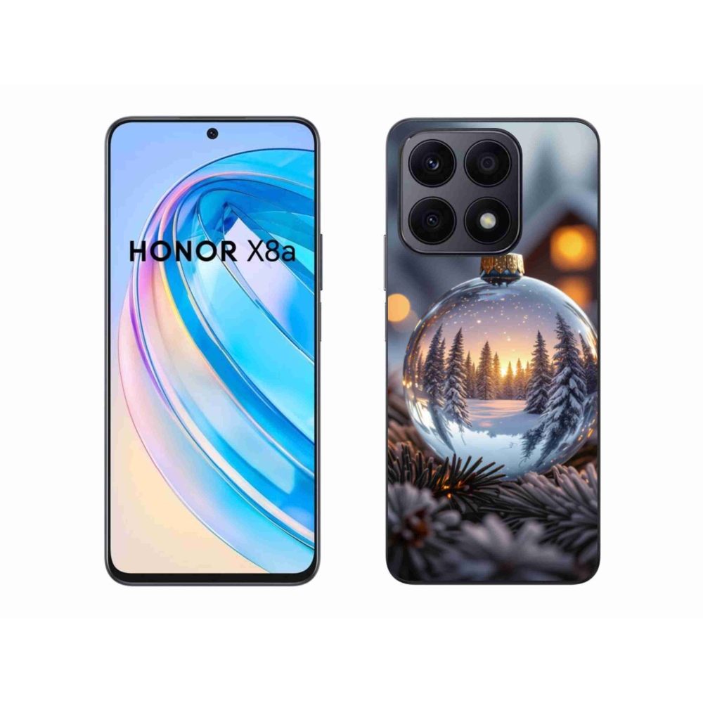 Gélový kryt mmCase na Honor X8a - vianočná ozdoba