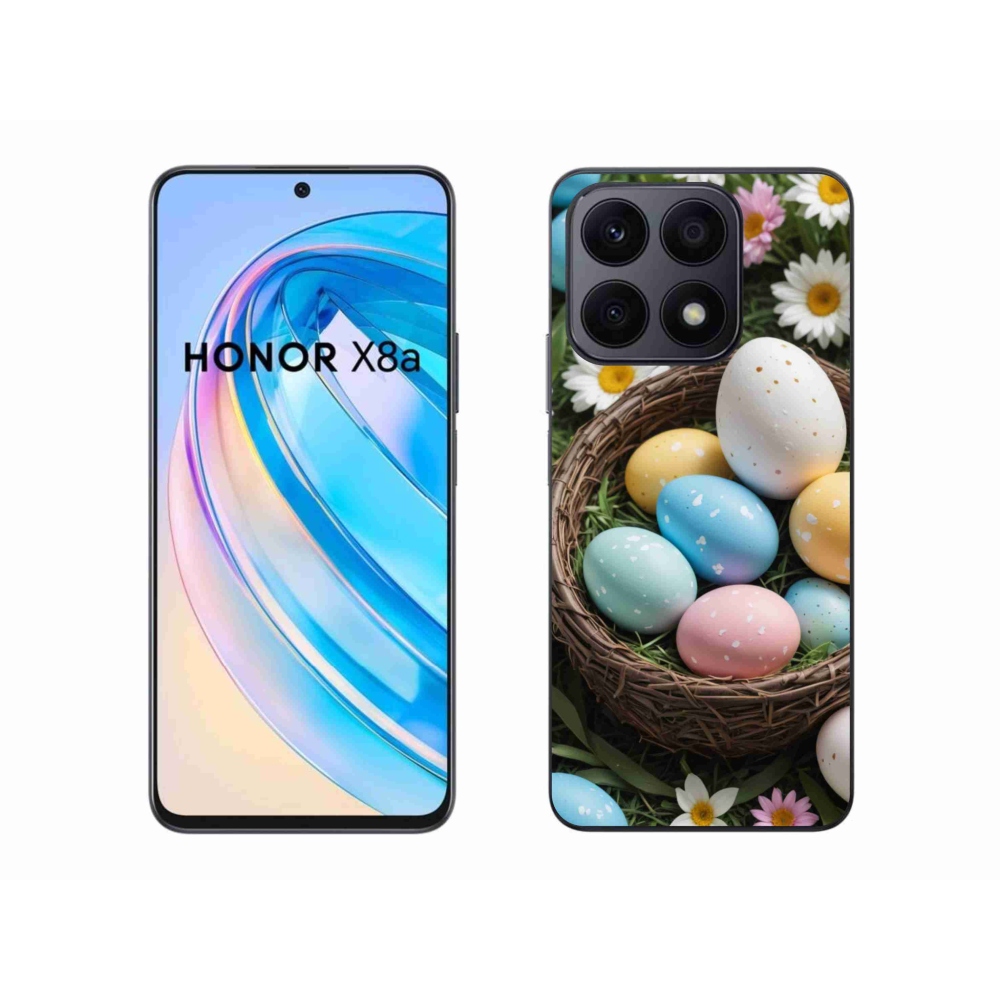Gélový kryt mmCase na Honor X8a - veľkonočné vajíčka 2