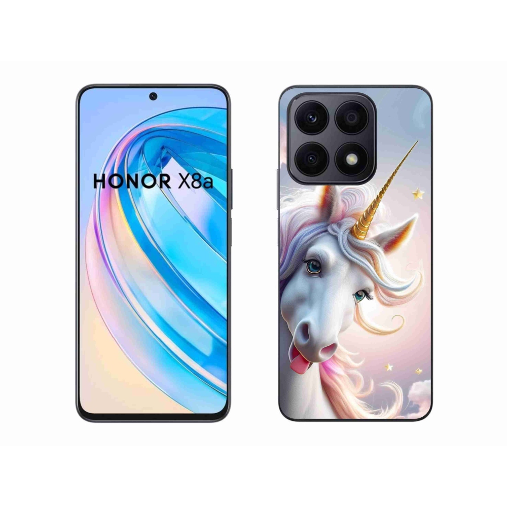 Gélový kryt mmCase na Honor X8a - veselý jednorožec