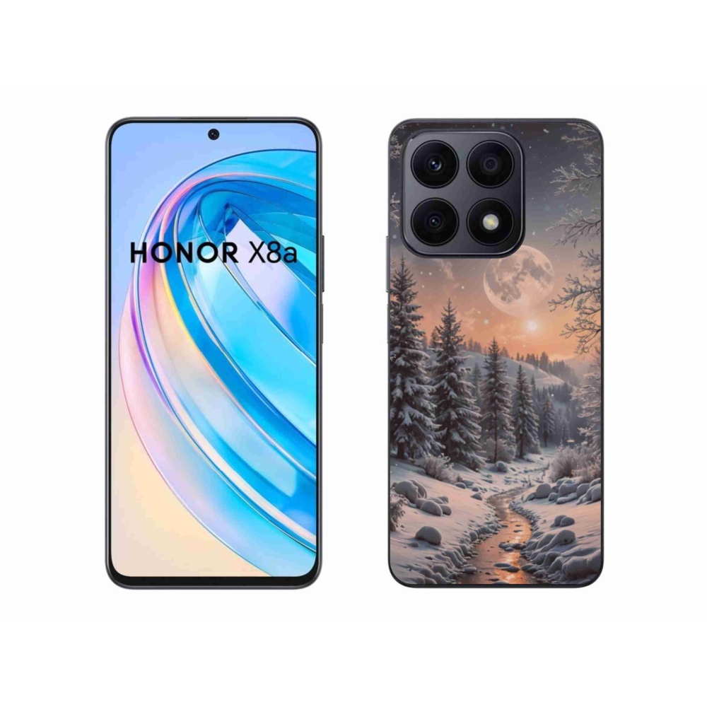 Gélový kryt mmCase na Honor X8a - zimná krajina 2
