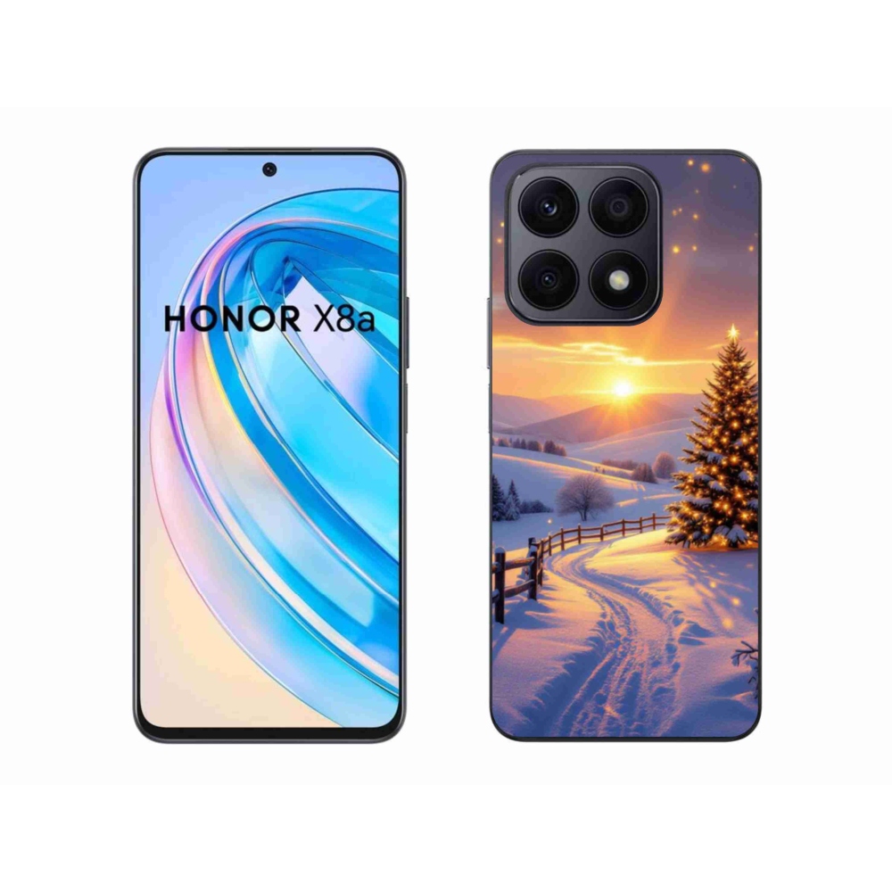 Gélový kryt mmCase na Honor X8a - zimná krajina