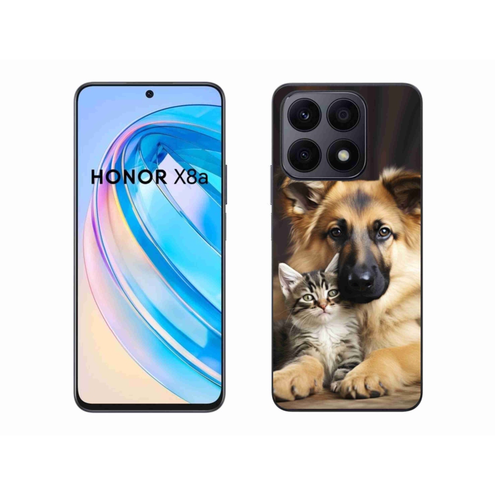 Gélový kryt mmCase na Honor X8a - zvieracie priateľstvo