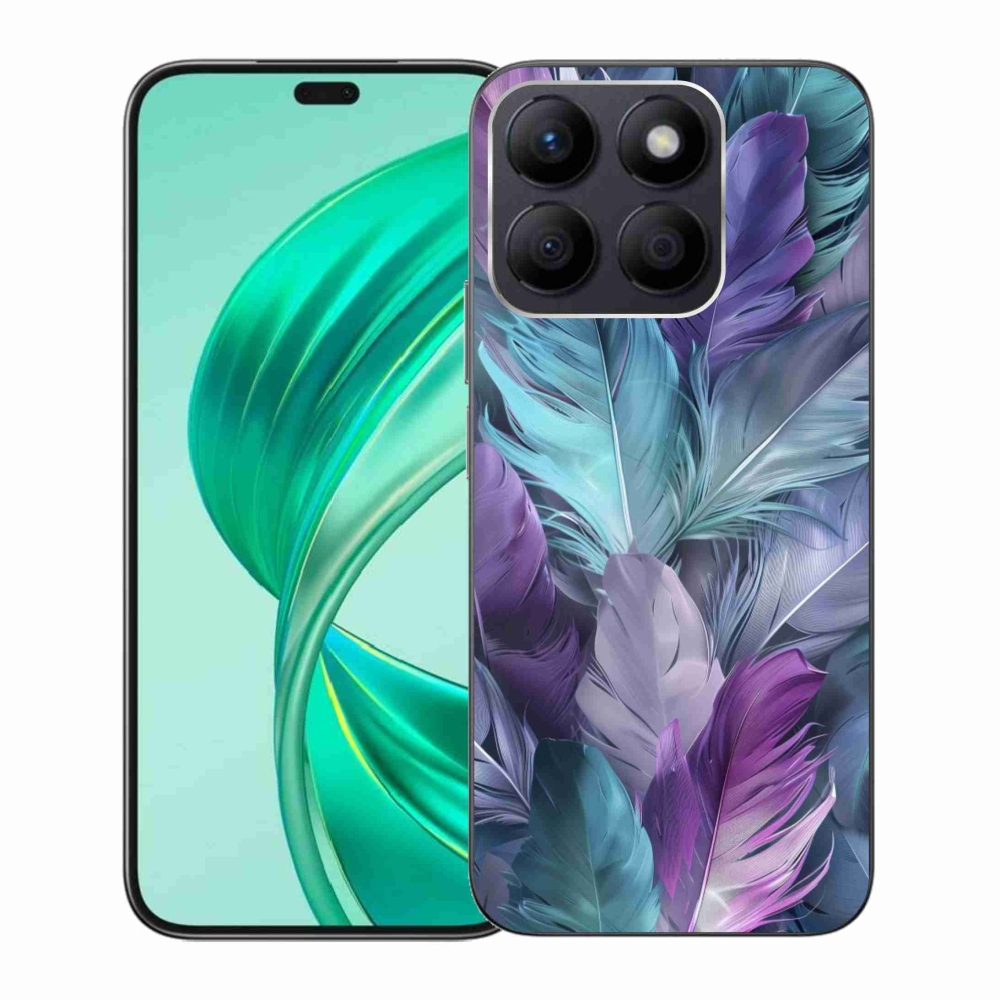 Gélový kryt mmCase na Honor X8b - farebné perie 2