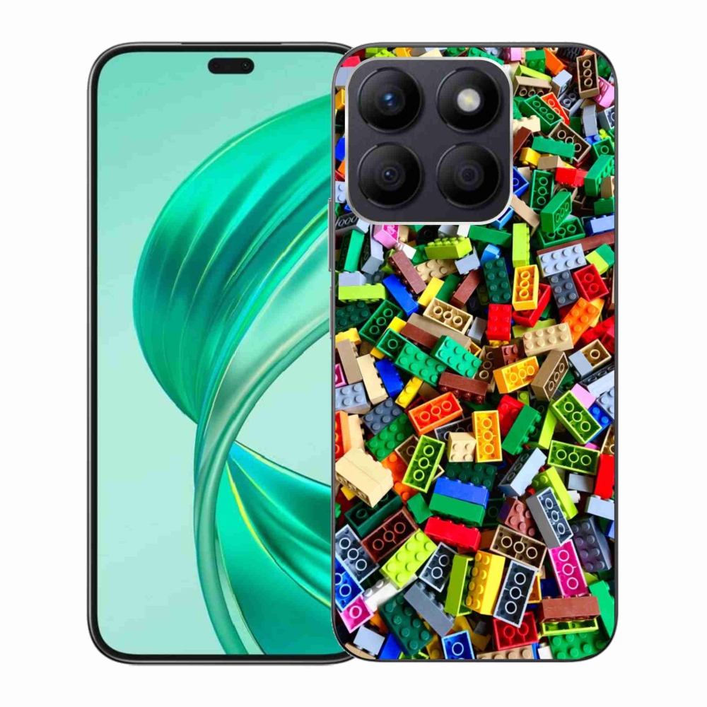 Gélový kryt mmCase na Honor X8b - farebné stavebné kocky