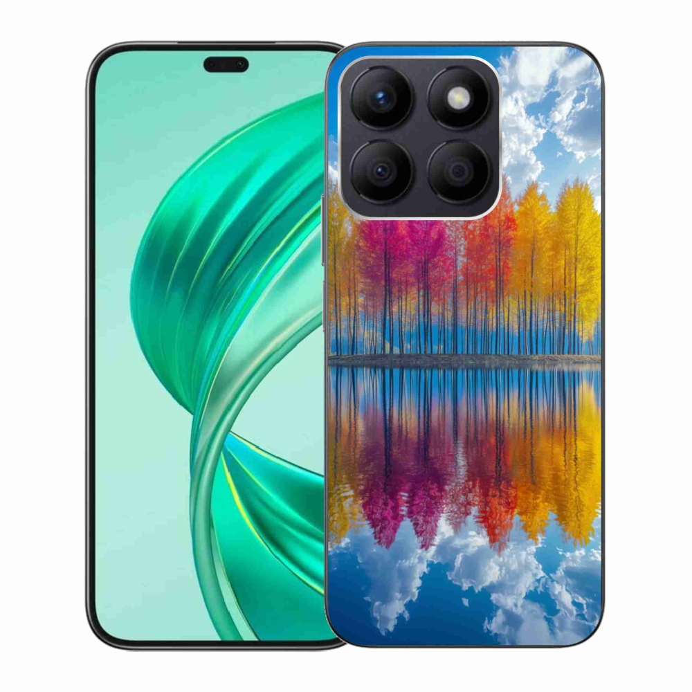 Gélový kryt mmCase na Honor X8b - farebné stromy