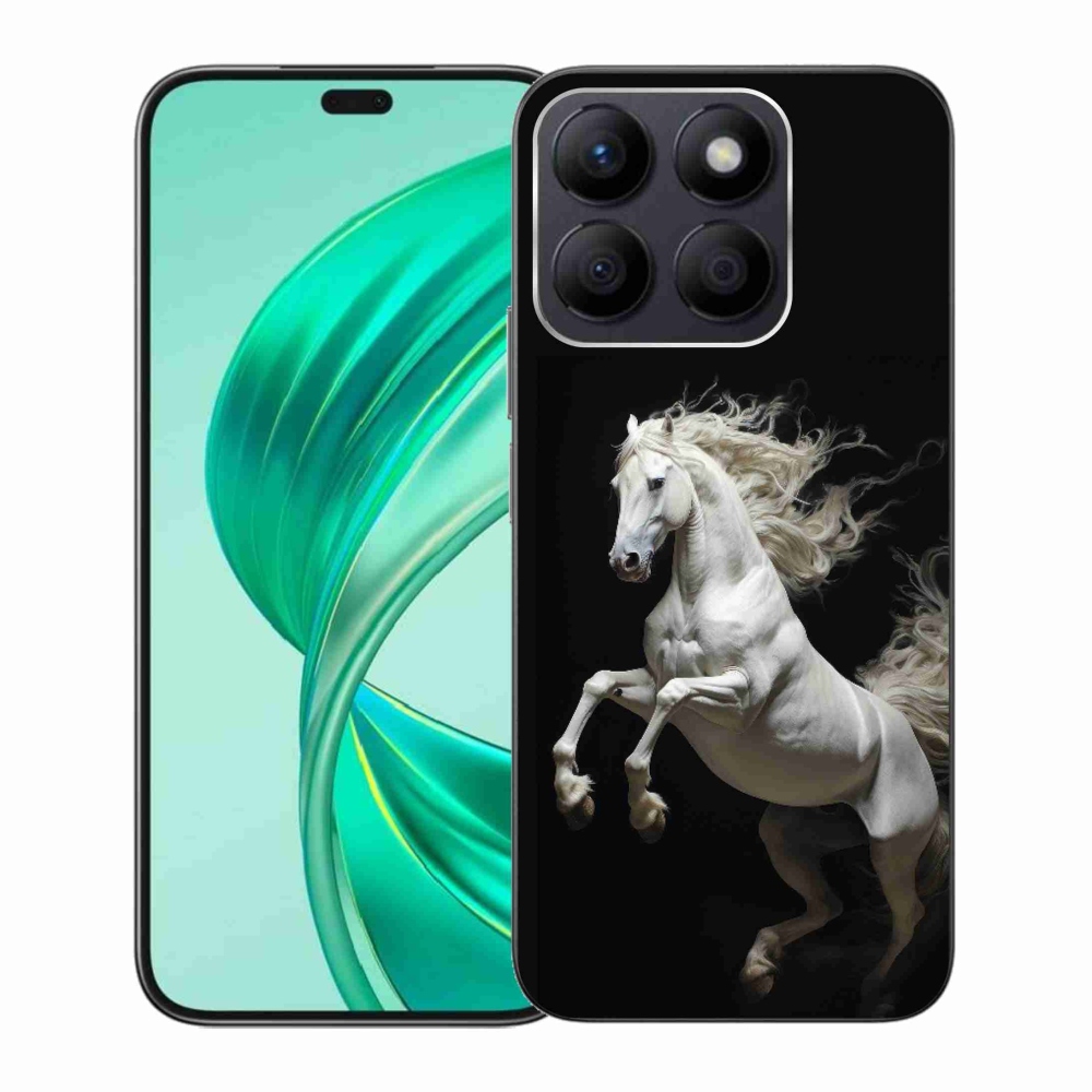 Gélový kryt mmCase na Honor X8b - biely kôň 4