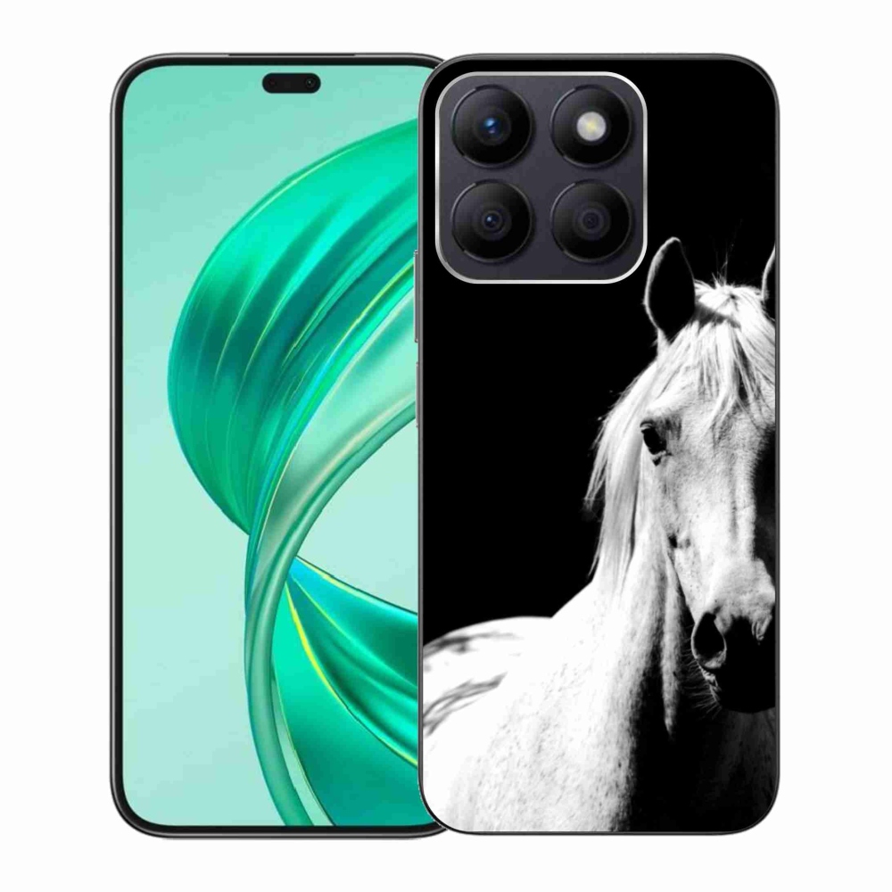 Gélový kryt mmCase na Honor X8b - biely kôň 5
