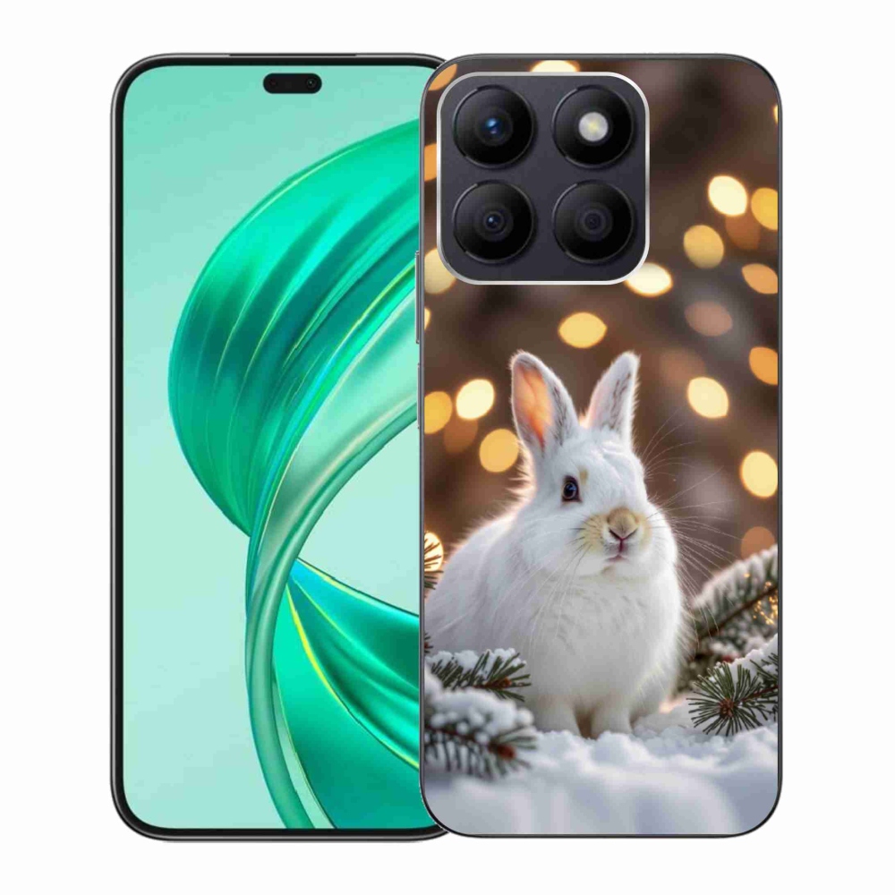 Gélový kryt mmCase na Honor X8b - biely zajac