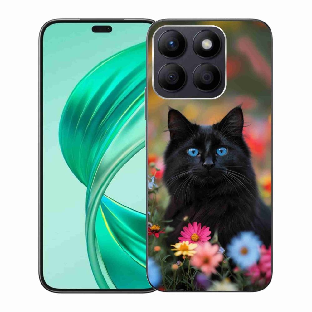 Gélový kryt mmCase na Honor X8b - čierne mačiatko 4