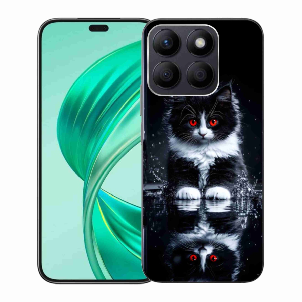 Gélový kryt mmCase na Honor X8b - čiernobiele mačiatko