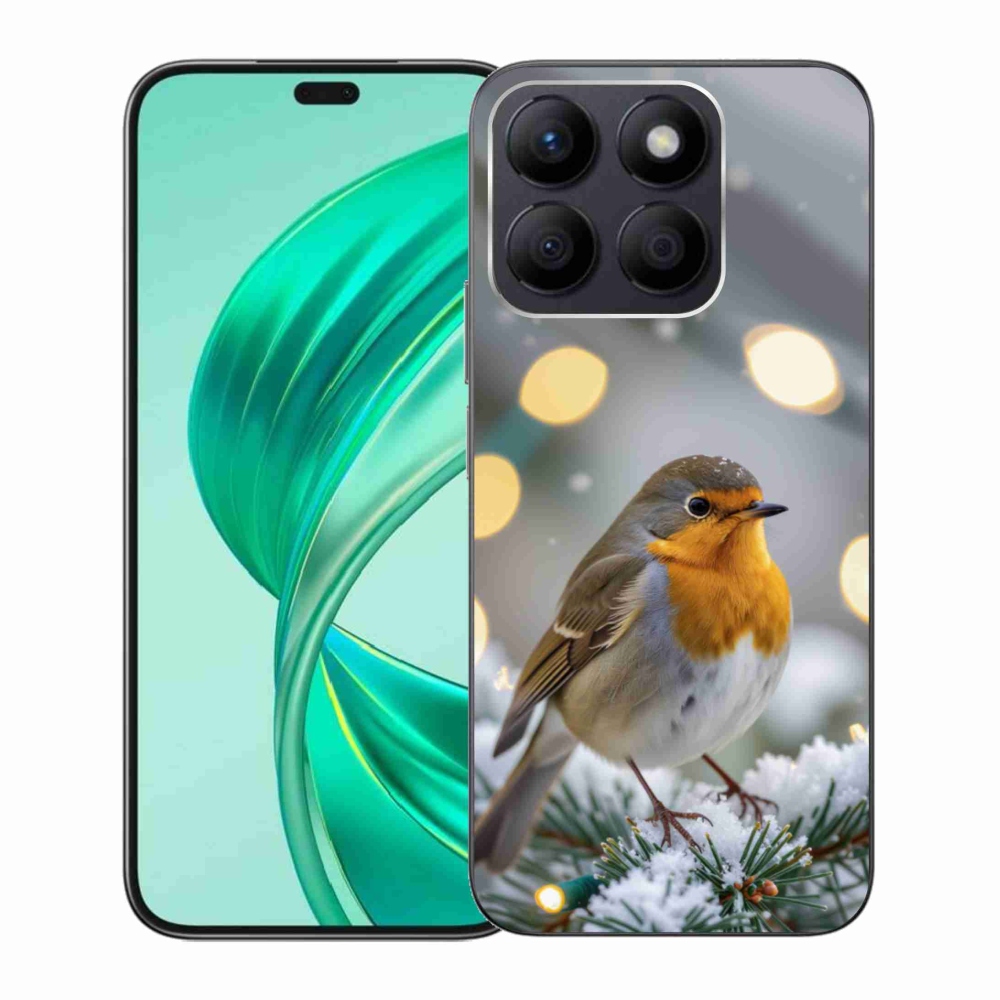 Gélový kryt mmCase na Honor X8b - červienka v zime