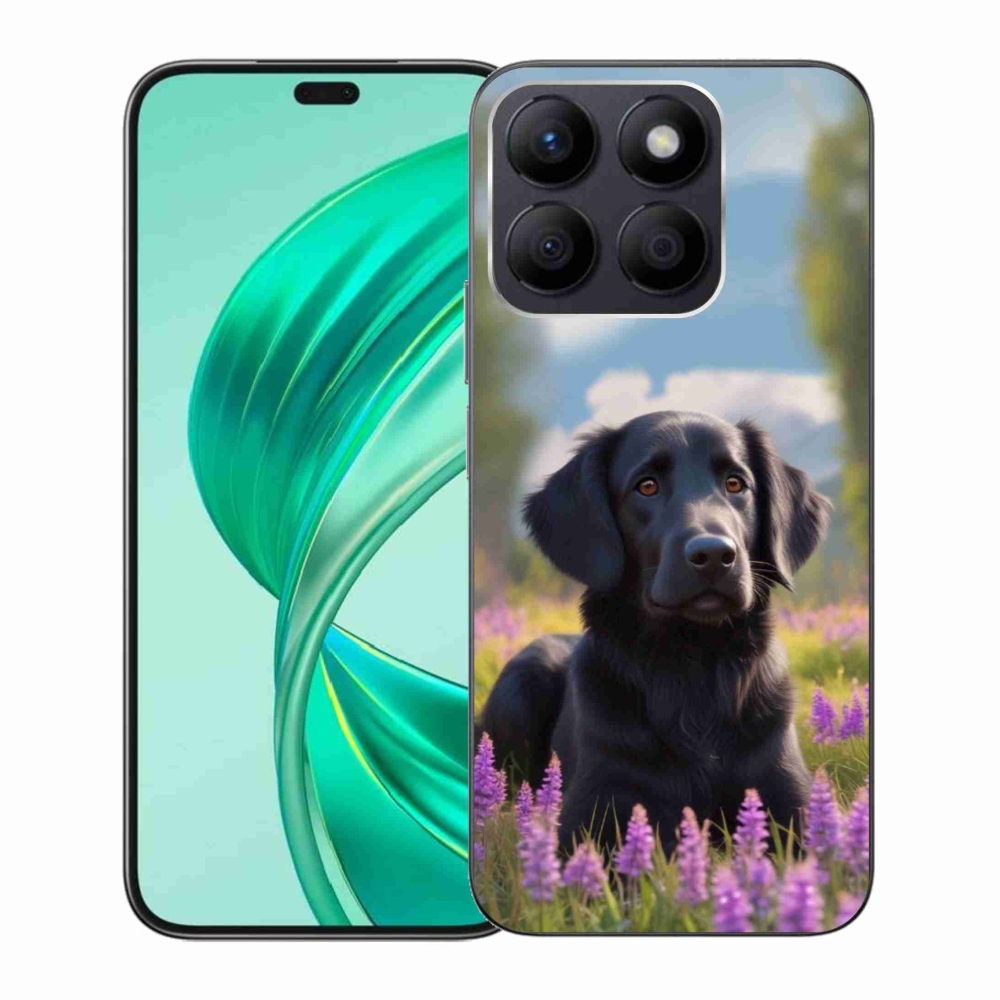 Gélový kryt mmCase na Honor X8b - elegantný čierny retriever