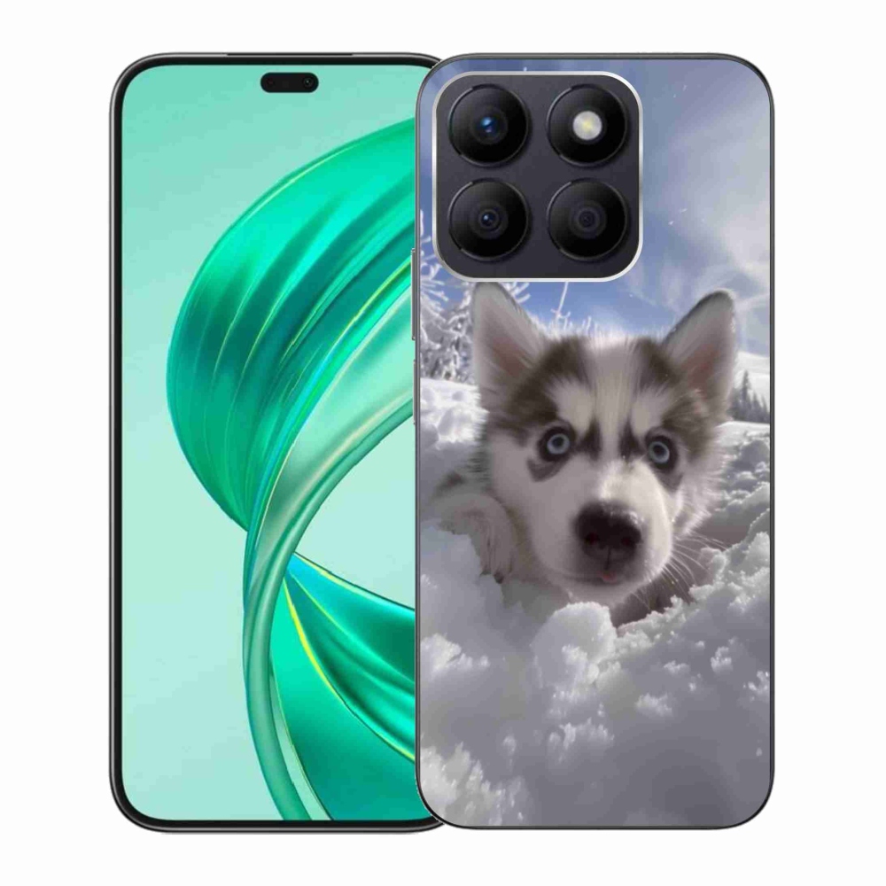 Gélový kryt mmCase na Honor X8b - husky v snehu