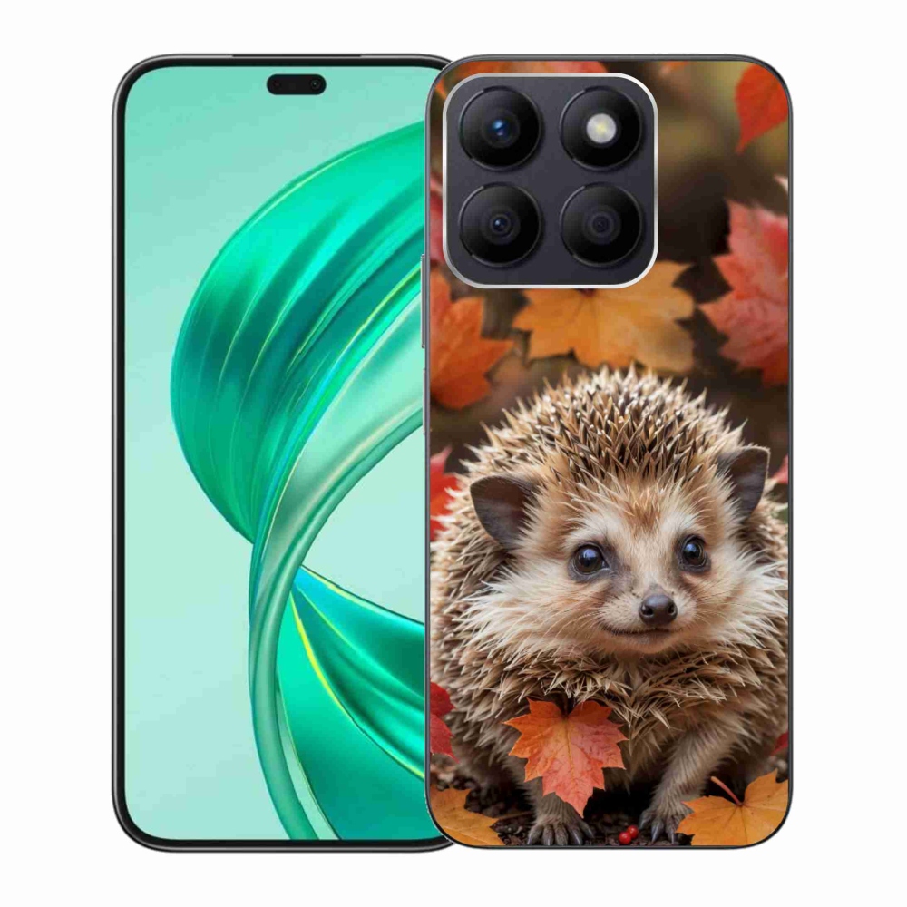 Gélový kryt mmCase na Honor X8b - ježko v lístí