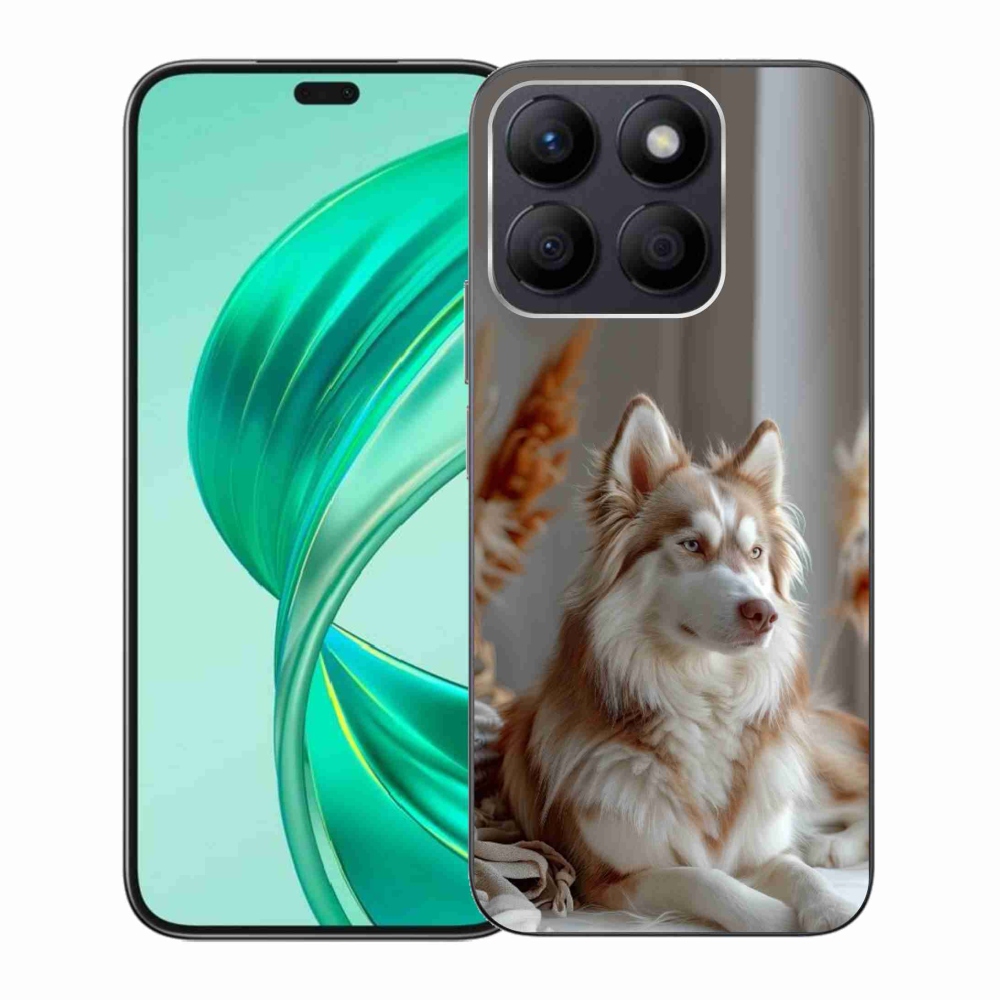 Gélový kryt mmCase na Honor X8b - pokojný sibírsky husky