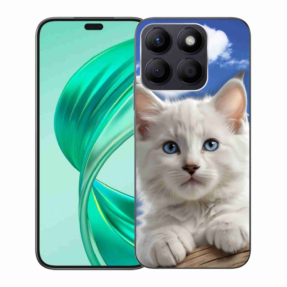Gélový kryt mmCase na Honor X8b - mačiatko a oblaky