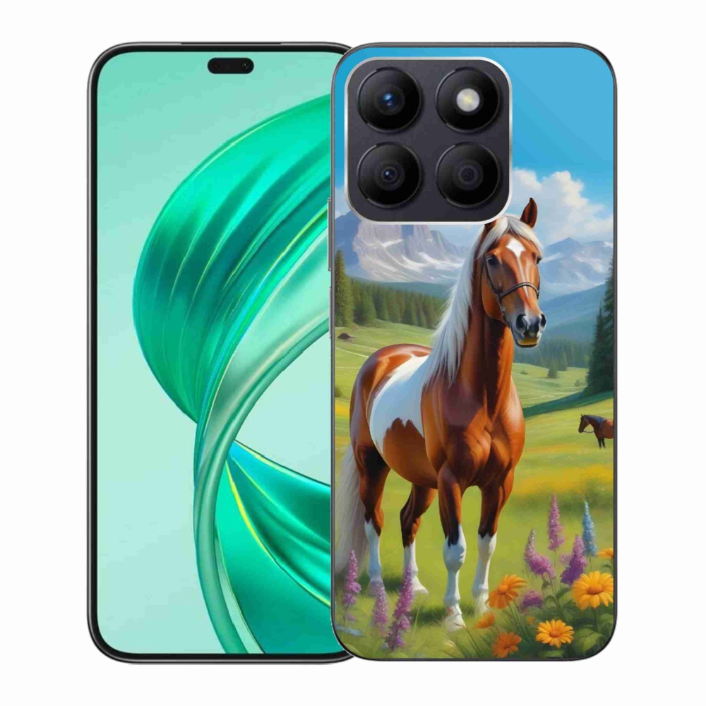 Gélový kryt mmCase na Honor X8b - kôň na lúke