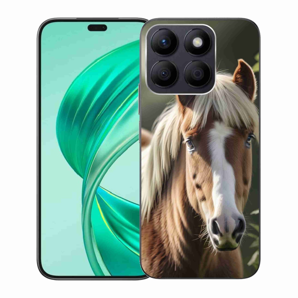 Gélový kryt mmCase na Honor X8b - kôň so svetlou hrivou