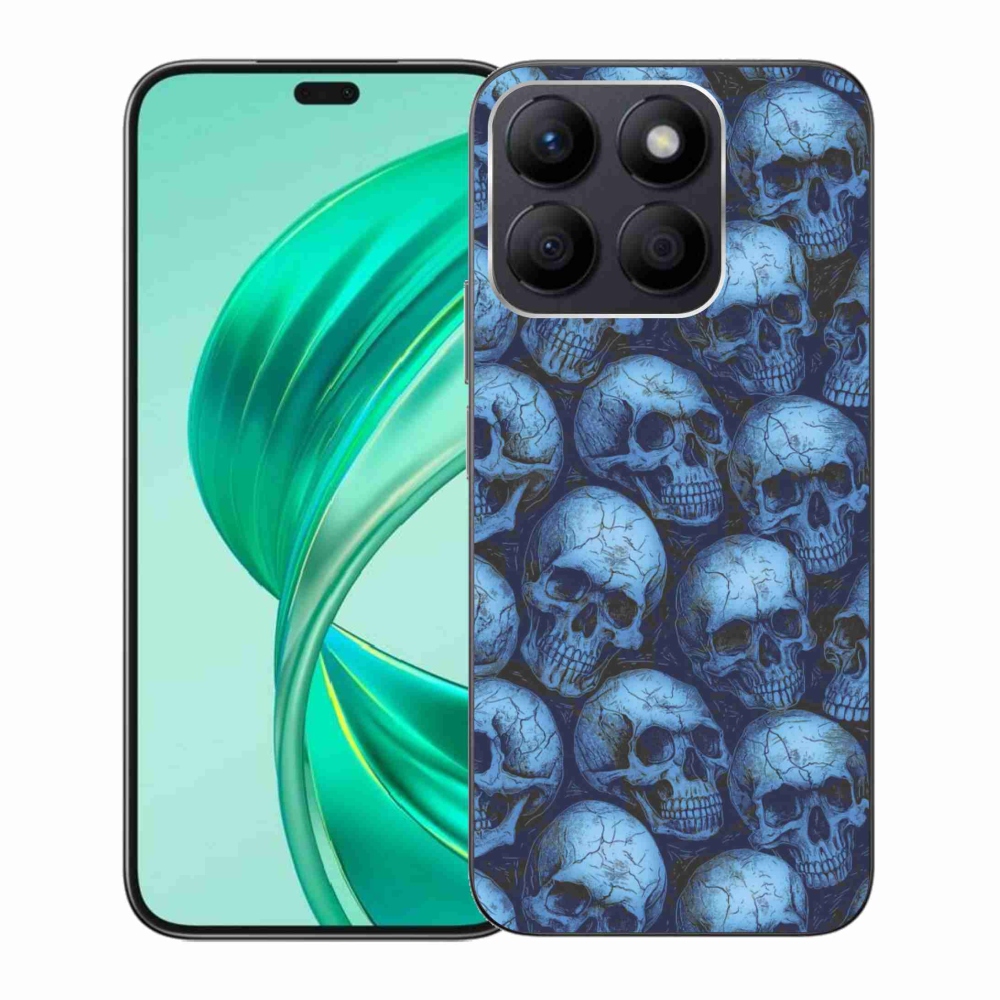 Gélový kryt mmCase na Honor X8b - lebky