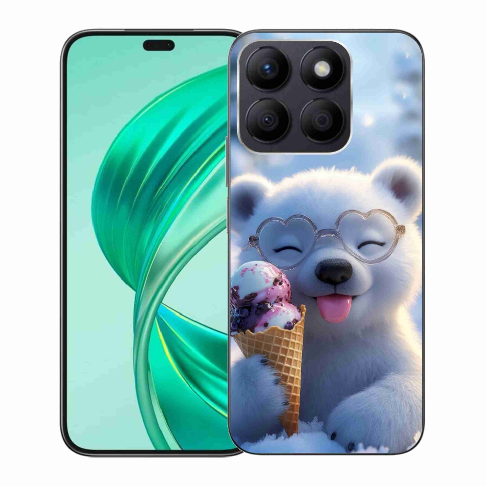 Gélový kryt mmCase na Honor X8b - medvedík so zmrzlinou