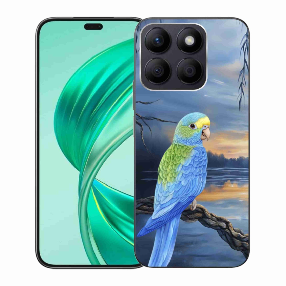 Gélový kryt mmCase na Honor X8b - modrý papagáj