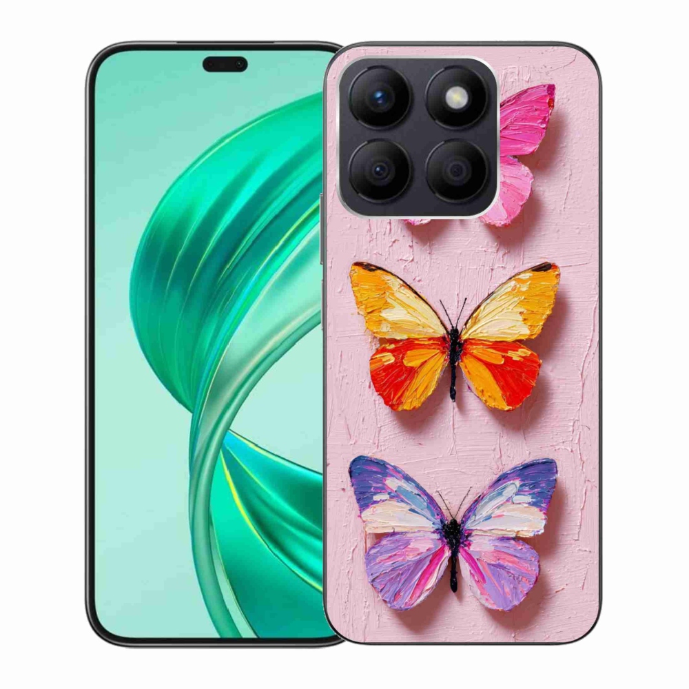 Gélový kryt mmCase na Honor X8b - motýlia trojica