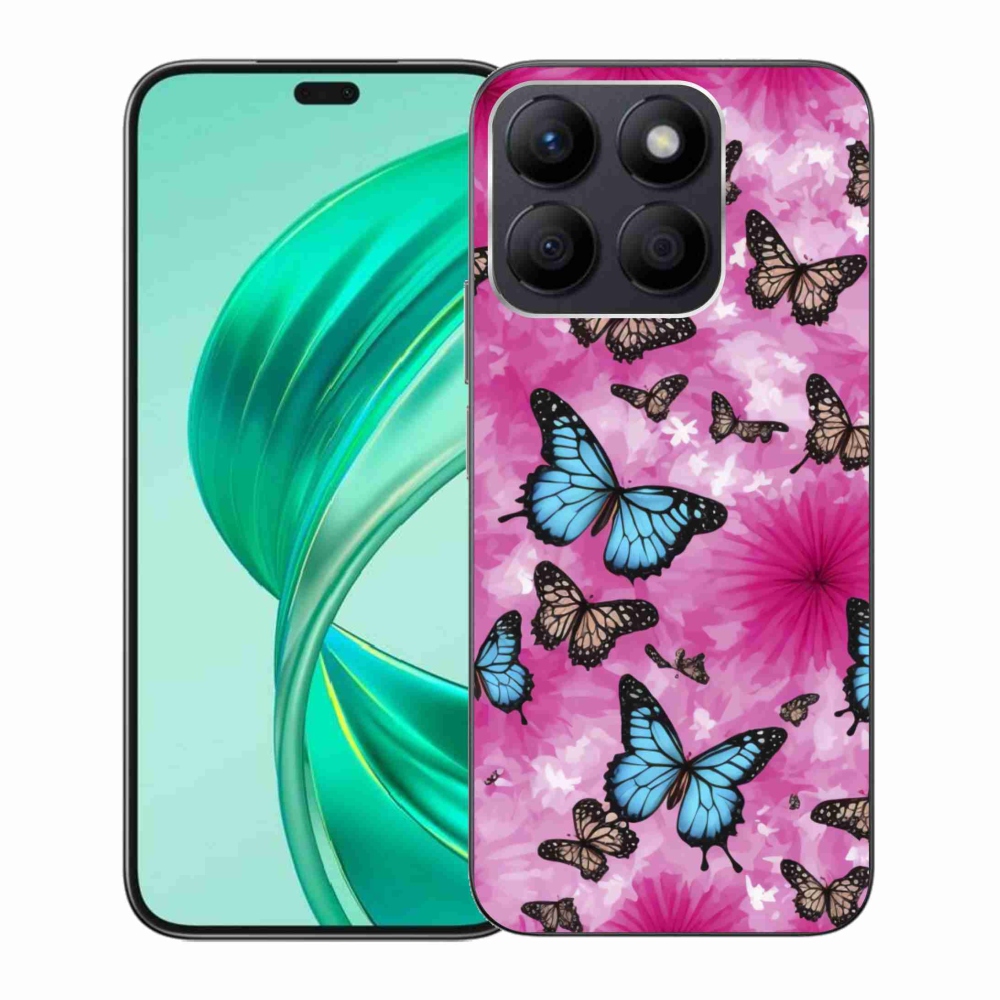 Gélový kryt mmCase na Honor X8b - motýlia záhrada