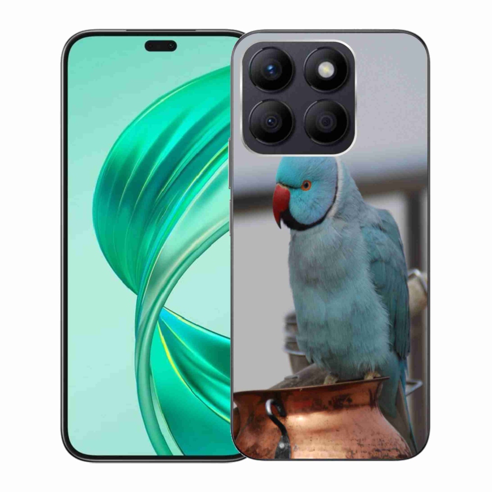 Gélový kryt mmCase na Honor X8b - papagáj alexander modrý