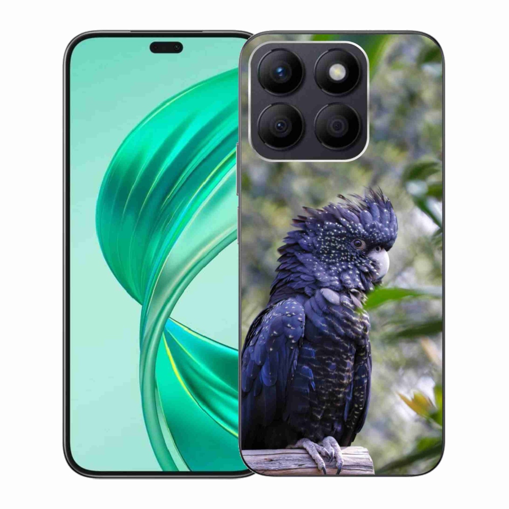 Gélový kryt mmCase na Honor X8b - papagáj kakadu čierny