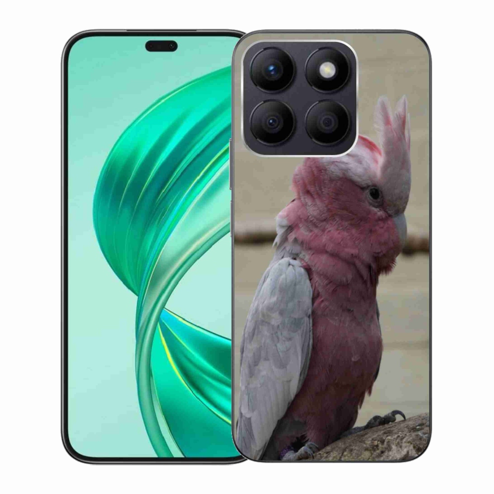 Gélový kryt mmCase na Honor X8b - papagáj kakadu ružový
