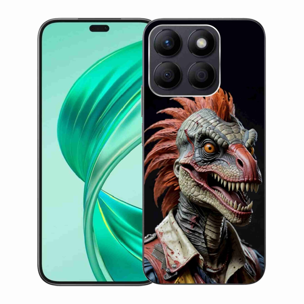 Gélový kryt mmCase na Honor X8b - punk dinosaurus