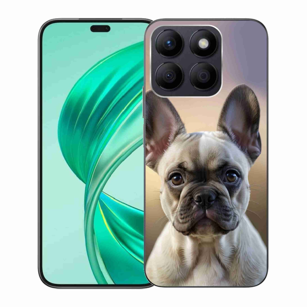 Gélový kryt mmCase na Honor X8b - roztomilý francúzsky buldoček