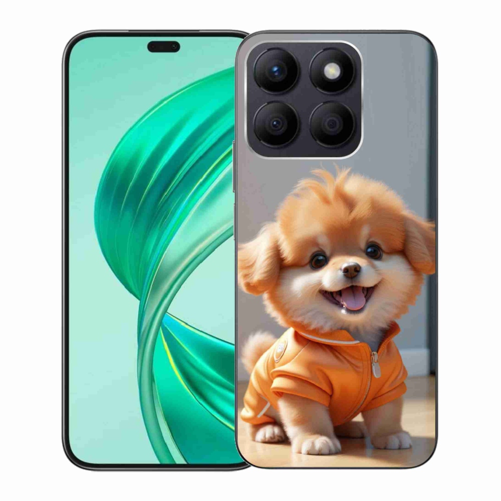 Gélový kryt mmCase na Honor X8b - roztomilý pomeranian v mikine