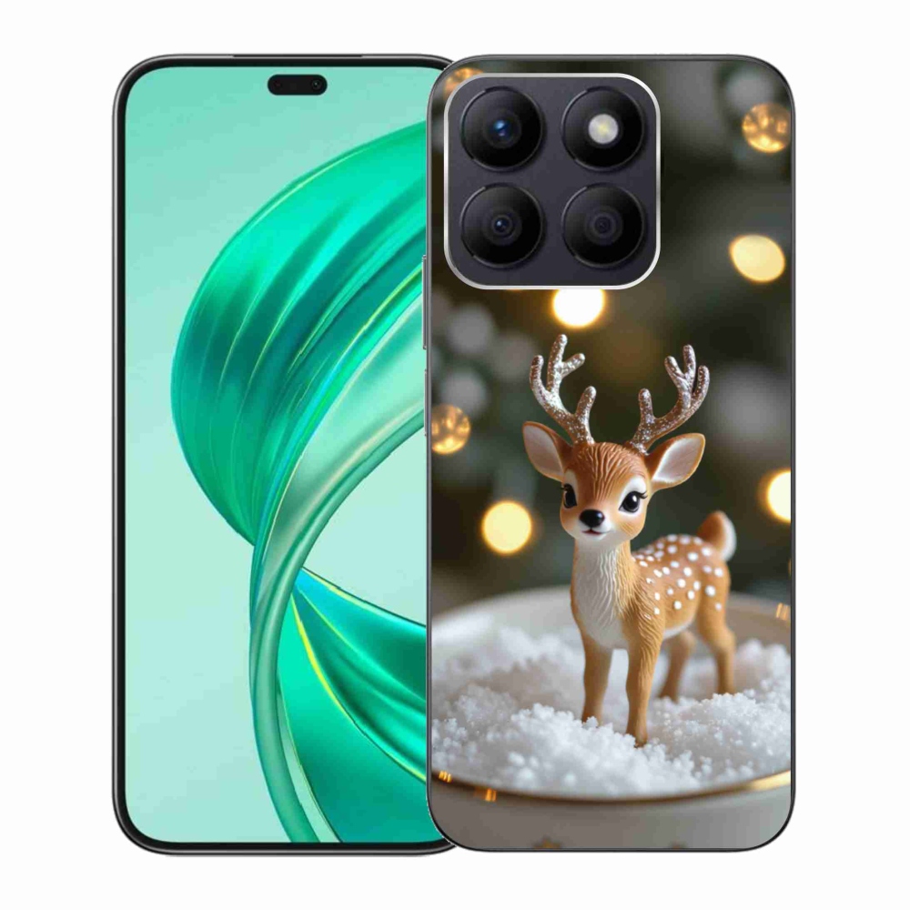 Gélový kryt mmCase na Honor X8b - roztomilý vianočný jeleň