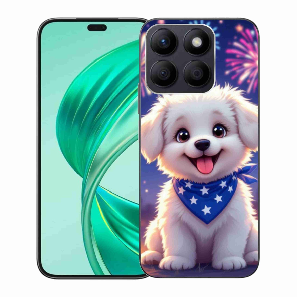 Gélový kryt mmCase na Honor X8b - slávnostné šteňa
