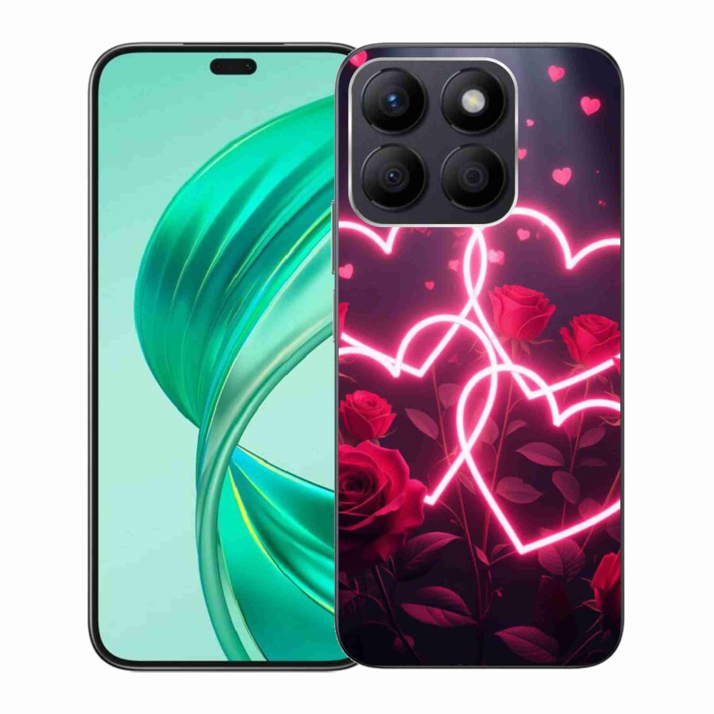 Gélový kryt mmCase na Honor X8b - srdce lásky