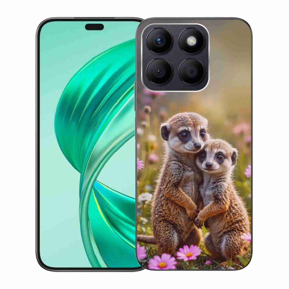 Gélový kryt mmCase na Honor X8b - surikatí duo