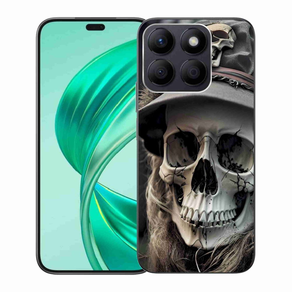 Gélový kryt mmCase na Honor X8b - temná lebka