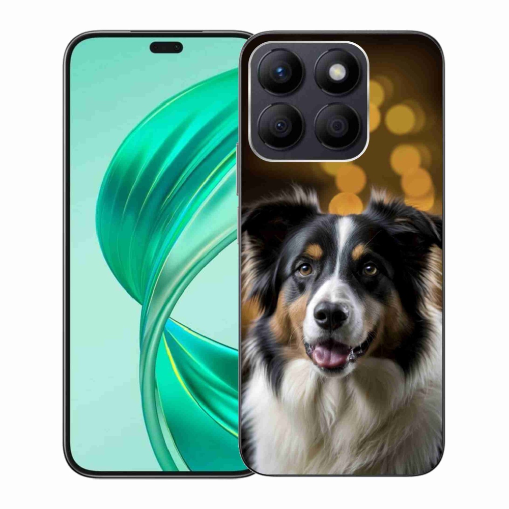 Gélový kryt mmCase na Honor X8b - usmievavý austrálsky ovčiak