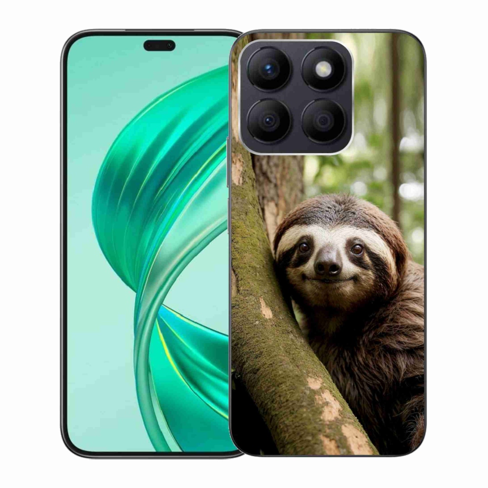 Gélový kryt mmCase na Honor X8b - usmievavý leňochod