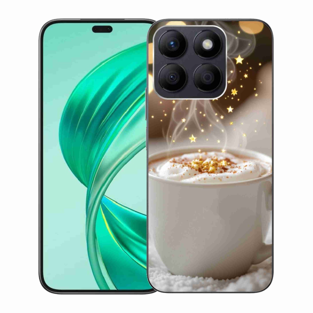 Gélový kryt mmCase na Honor X8b - vianočný horúci nápoj